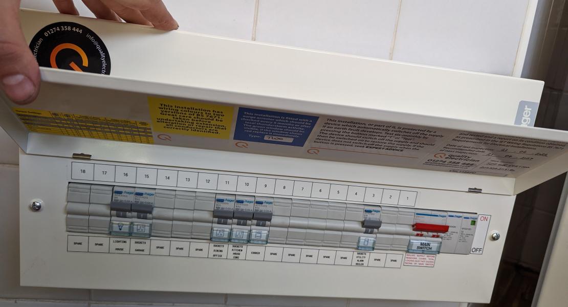 Modern Fuse board with Surge device