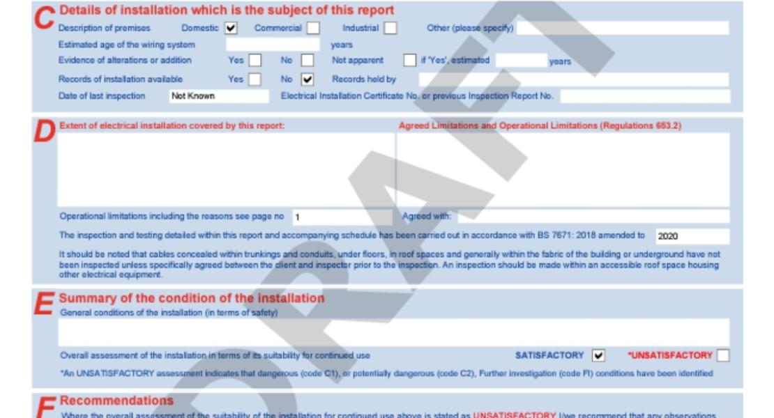 EICR Southampton safety check landlords certificate