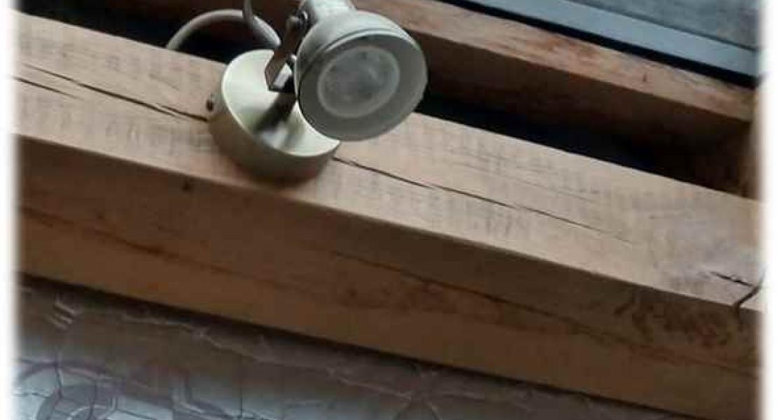 Retro light fitted by Part P electrician in Detling, Maidstone