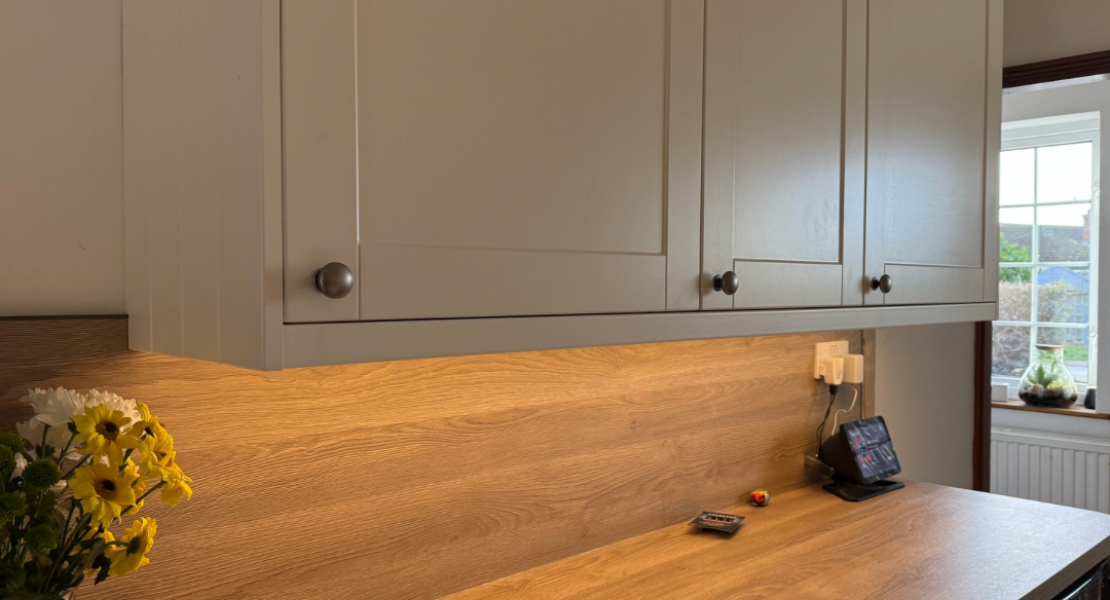 Norfolk Current Norwich Specialist working light LED strip kitchen 