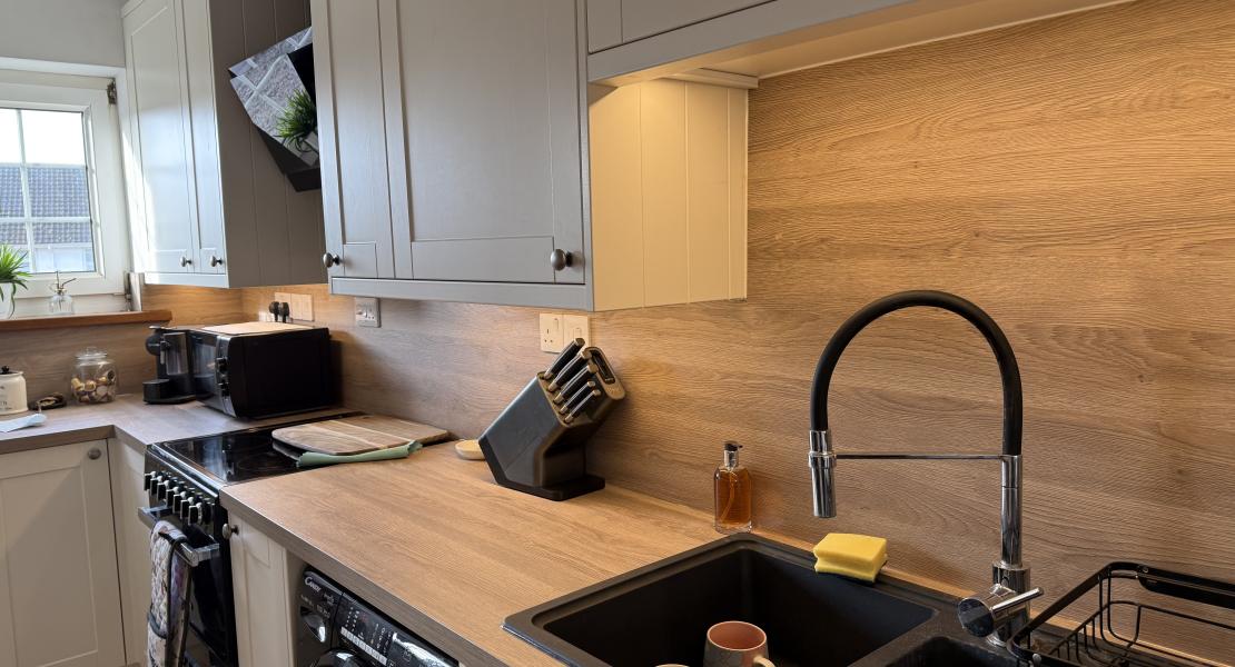 New LED strip in New Wren kitchen 