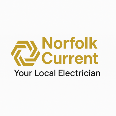 Norfolk current your local electrician logo 
