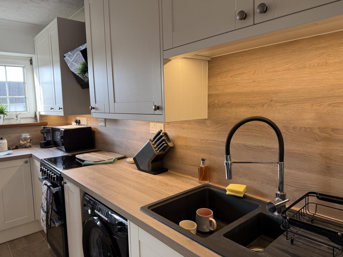 New LED strip in New Wren kitchen 